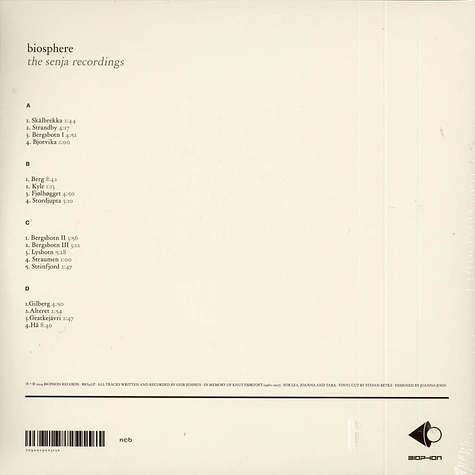 Biosphere - The Senja Recordings