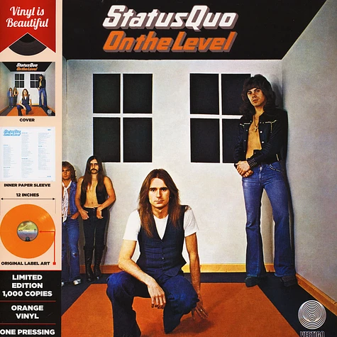 Status Quo - On The Level Orange Vinyl Edition