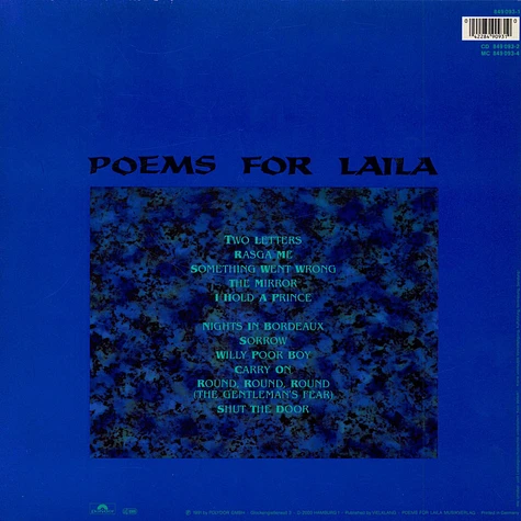 Poems For Laila - La Fillette Triste
