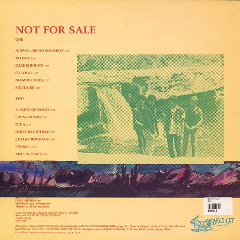 Not For Sale - NFS