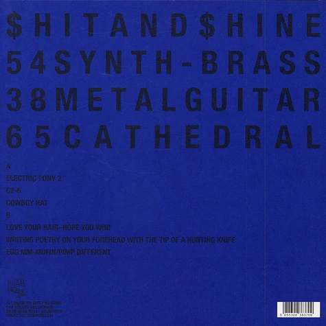 Shit And Shine - 54 Synth-Brass, 38 Metal Guitar, 65 Cathedral