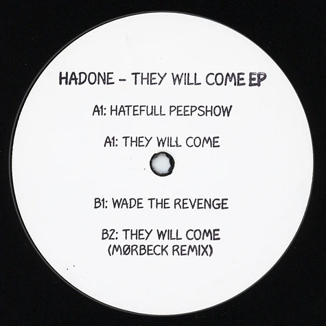 Hadone - They Will Come EP