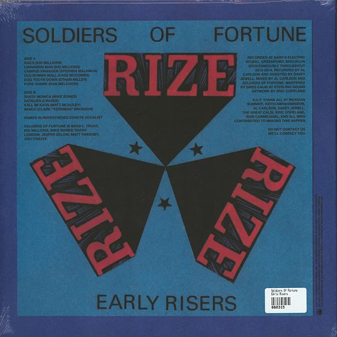 Soldiers Of Fortune - Early Risers