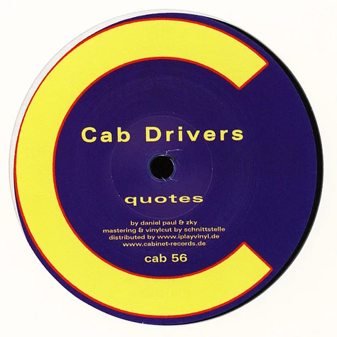Cab Drives - Spaceship / Quotes