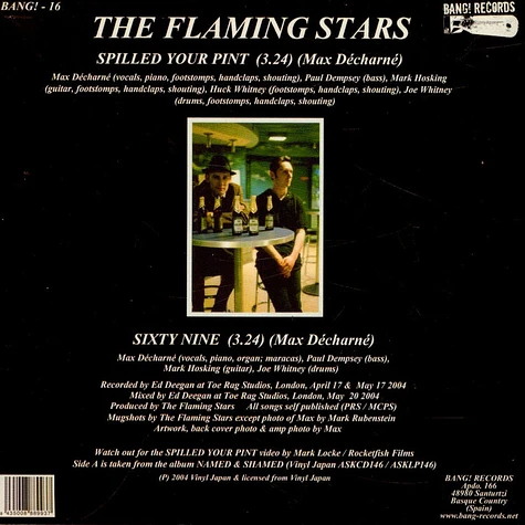 The Flaming Stars - Spilled Your Pint