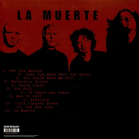 Gorefest - La Muerte Orange With White/Red Splatter Vinyl Edition