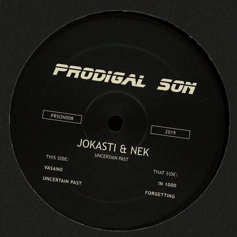 Jokasti & Nek - Uncertain Past EP