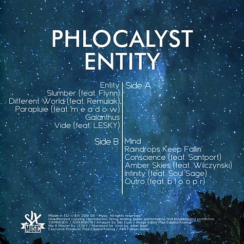 Phlocalyst - Entity
