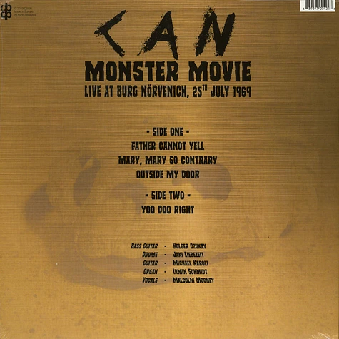 Can - Monster Movie Live At Burg Nörvenich 1969