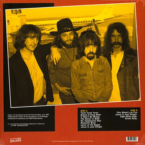 Byrds - Lee Jeans Rock Concert - Live At The Fillmore West 1969