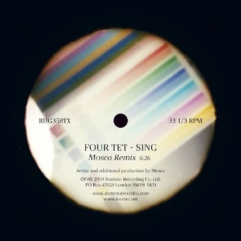 Four Tet - Sing