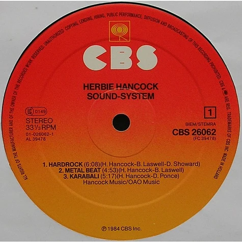 Herbie Hancock - Sound-System