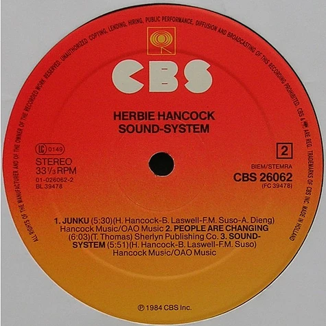 Herbie Hancock - Sound-System