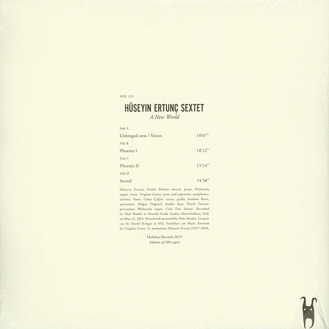 Hüseyin Ertunc Sextet - A New World