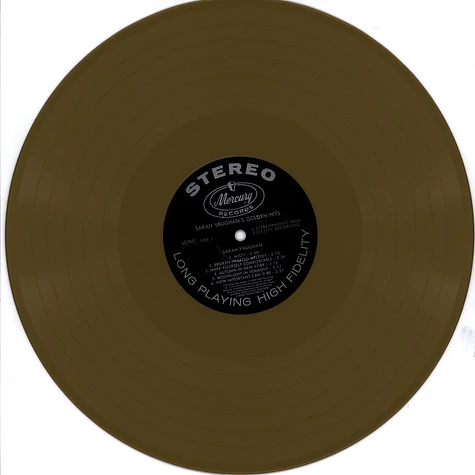 Sarah Vaughan - Golden Hits Limited Gold Vinyl Edition