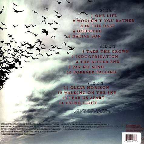 Alter Bridge - Walk The Sky Red Vinyl Edition