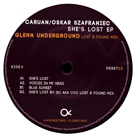 Caruan & Oskar Szafraniec - She's Lost EP