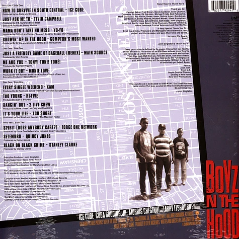 V.A. - OST Boyz N The Hood Black Vinyl Edition