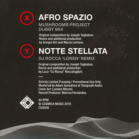 Tagliabue - Afro Spazio Remixes