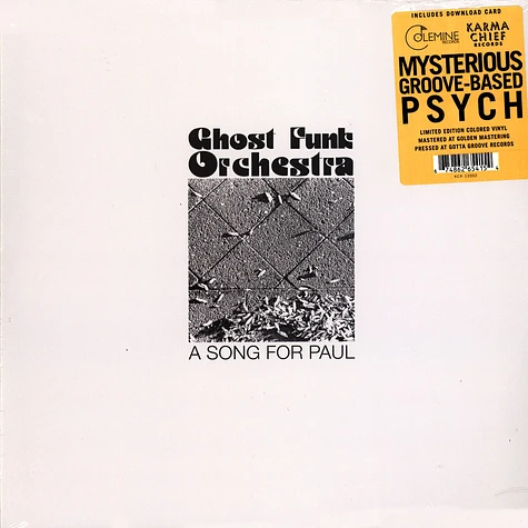 Ghost Funk Orchestra - A Song For Paul HHV EU Exclusive Gold Vinyl Edition