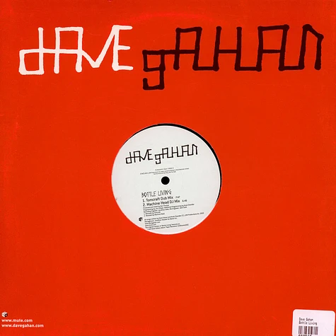 Dave Gahan - Bottle Living