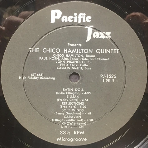 The Chico Hamilton Quintet - Chico Hamilton Quintet