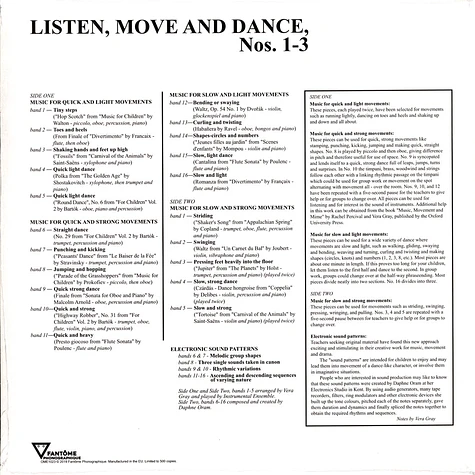 Daphne Oram / Vera Gray - Listen Move And Dance