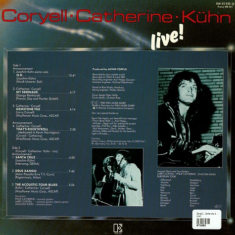 Coryell, Catherine & Kühn* - Live!