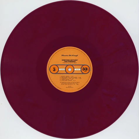 Todd Rundgren - Something / Anything? Colored Vinyl Edition