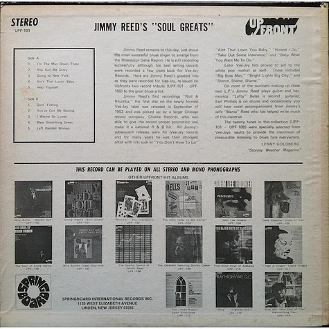 Jimmy Reed - Jimmy Reed's Soul Greats