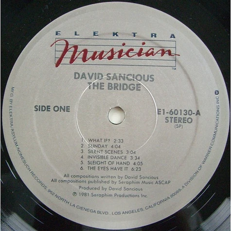 David Sancious - The Bridge