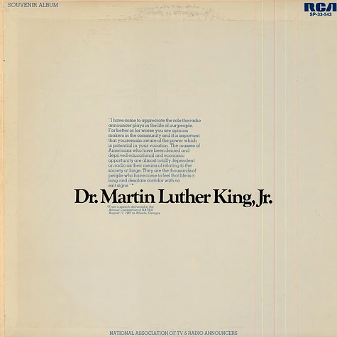 Dr. Martin Luther King, Jr. - Excerpts From A Speech By Dr. Martin Luther King, Jr.