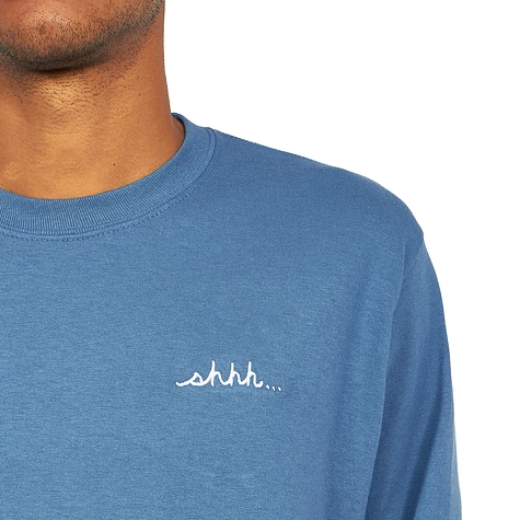 The Quiet Life - Embroidered Shhh Long Sleeve T