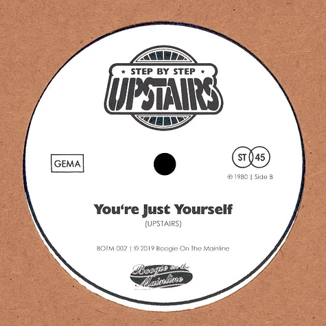 Upstairs - Get On A Plane / You're Just Yourself