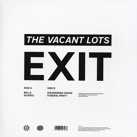The Vacant Lots - Exit EP