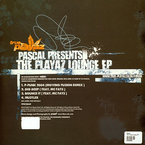 Pascal - The Playaz Lounge EP