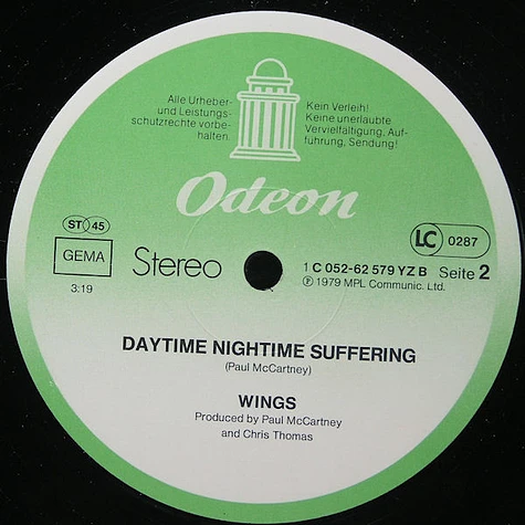 Wings - Good Night Tonight