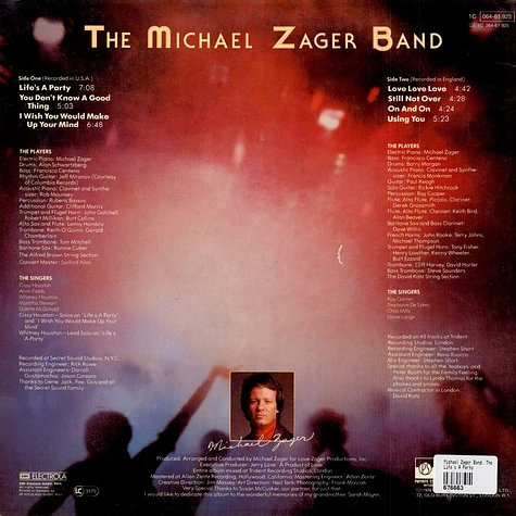 The Michael Zager Band - Life's A Party