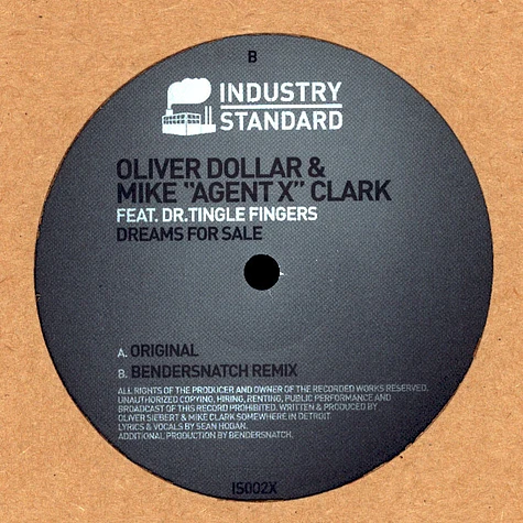 Oliver Dollar & Mike "Agent X" Clark - Dreams For Sale Feat. Dr. Tingle Fingers