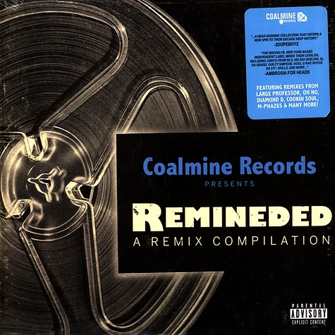 V.A. - Remineded: A Remix Compilation Blue Vinyl Edition