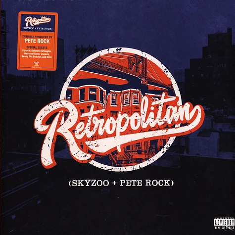 Skyzoo & Pete Rock - Retropolitan HHV Exclusive Transclucent Orange Vinyl Edition