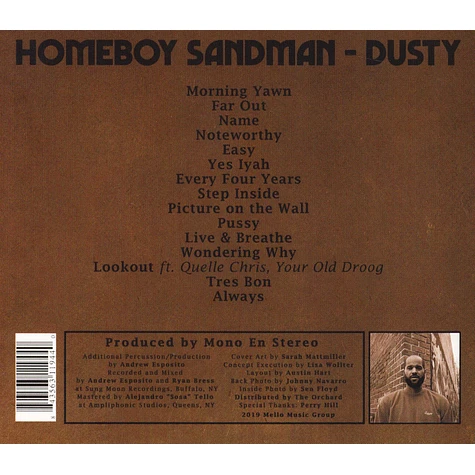 Homeboy Sandman - Dusty
