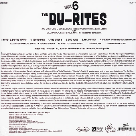 Du-Rites, The (J-Zone & Pablo Martin) - Sound Check At 6 (Recorded Live!)