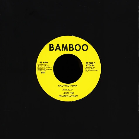 Babalu & His Headhunters - Bahamas Gone Independent / Calypso Funk