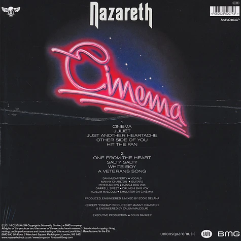 Nazareth - Cinema White Vinyl Edition