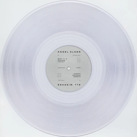 Angel Olsen - All Mirrors Crystal Clear Vinyl Edition