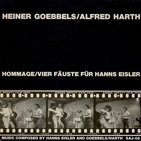 Heiner Goebbels / Alfred Harth - Hommage / Vier Fäuste Für Hanns Eisler