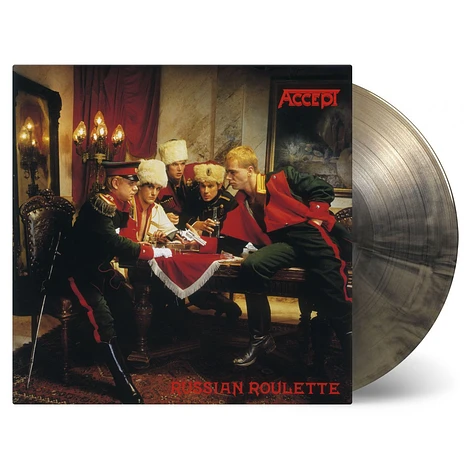 Accept - Russian Roulette Limited Numbered Gold & Black Vinyl Edition