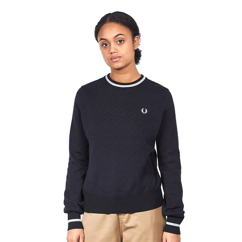 Fred Perry - Texture Crew Neck Jumper
