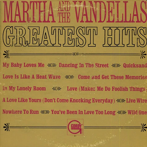 Martha Reeves & The Vandellas - Greatest Hits